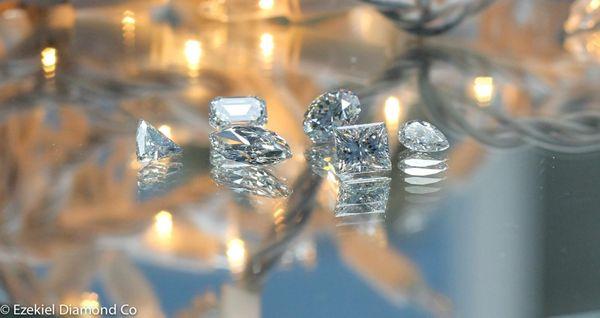 The largest selection of loose diamonds in Corpus Christi! Create a unique, custom piece with the on site master jeweler!