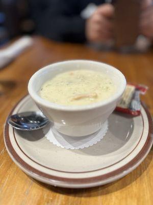 Clam Chowder Soup  IG: @teawithjxsmine