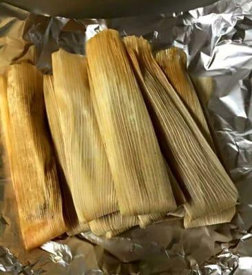 Our specialty homemade authentic pork tamales!