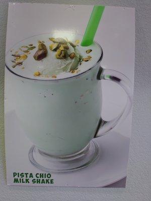 Pistachio Milk shake