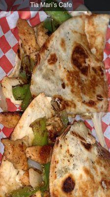 chicken quesadillas