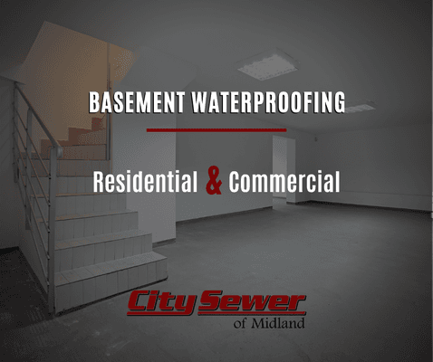 We provide both residential and commercial waterproofing.