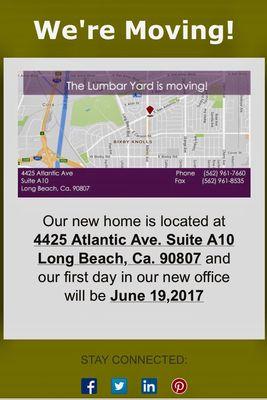 Dr. Bruce is moving to Atlantic Ave. Go see her at 4425 Atlantic Ave. Suite A10! She's a miracle worker.