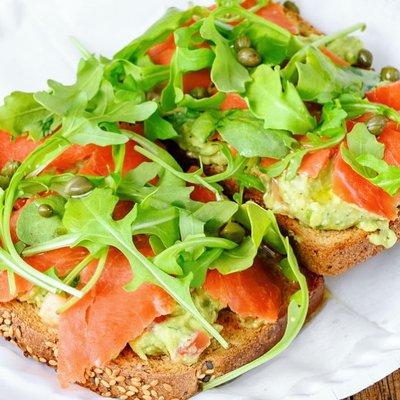 Salmon Avocado Toast