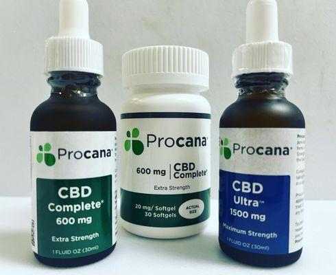 Procana CBD for anxiety, Pain manangement