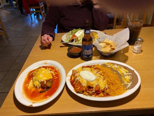 Shrimp Enchiladas Shrimp Enchiladas Chiles Rellenos