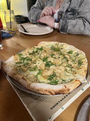 Dill pickle pizza