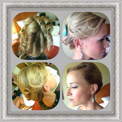 Up do with short hair by gigi