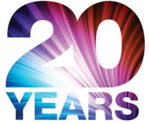 We're excited about our 20th year