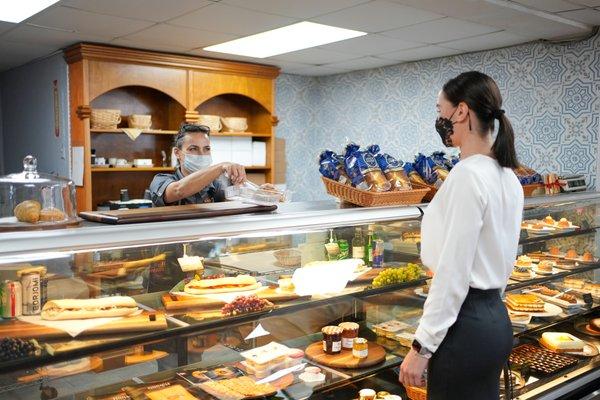 Our bakery and patisserie department is ready to help you choose your favorite baked goods or desserts!