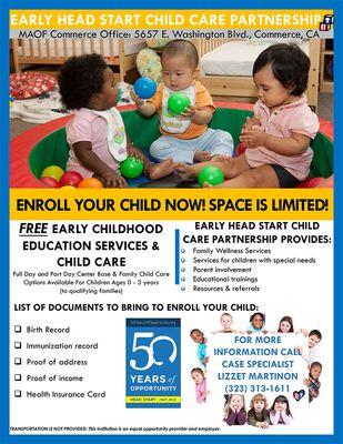 Free Childcare thur MOAF