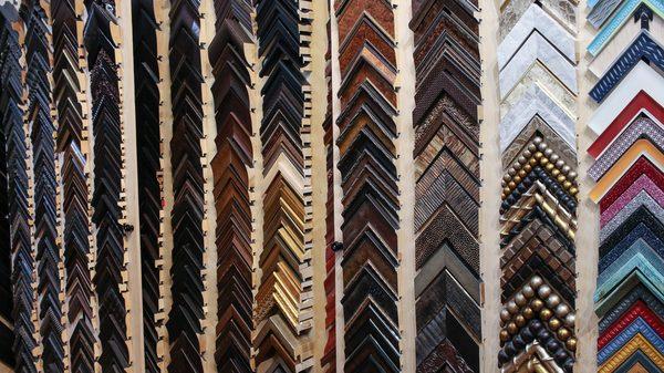 Largest selection of custom framing mouldings in Memphis