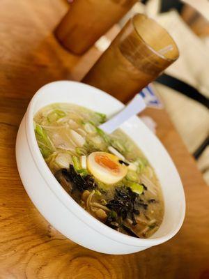 Miso broth with non-spicy spice level