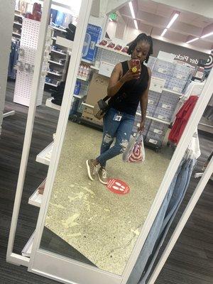 Me on a target run with my coach shoes and coach man bag ! Yess the bag was on the men side and I love it !