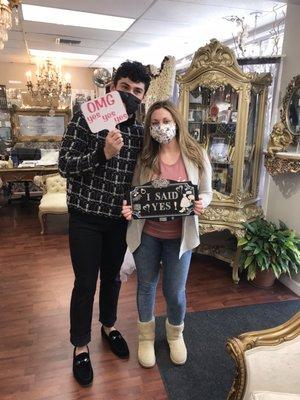 Ask for Daniel! He's the most patient and helped me  pick the perfect gown!