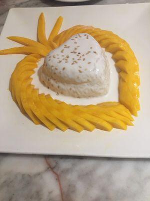 Mango Sticky Rice with Mango