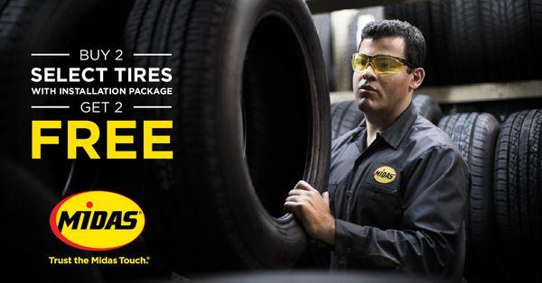 Buy Two Tires Get Two Free!