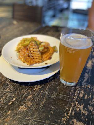 Dirty Fries and Passionfruit Sour