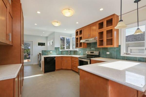 Granite and new appliances, view 2