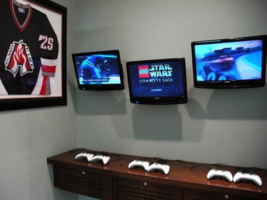 For our young (and young at heart) we offer a high definition video gaming area.