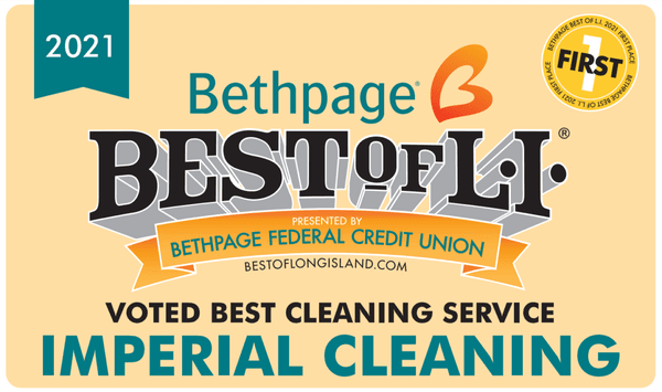 Imperial Cleaning was voted as the best cleaning service on Long Island via Bethpage: Best of Long Island Contest