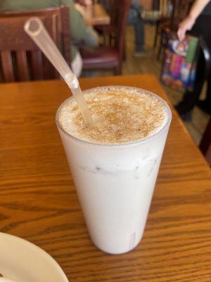 Horchata (it taste milky and sweet with little cinnamon taste)