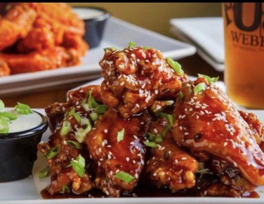 Teriyaki wings