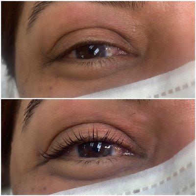 Lash lift by Samantha