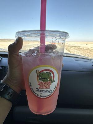 Small watermelon agua fresca. Refreshing!!