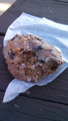 Espresso dark chocolate scone