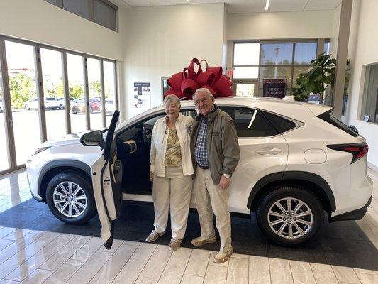 My happy parents and their new NX300!