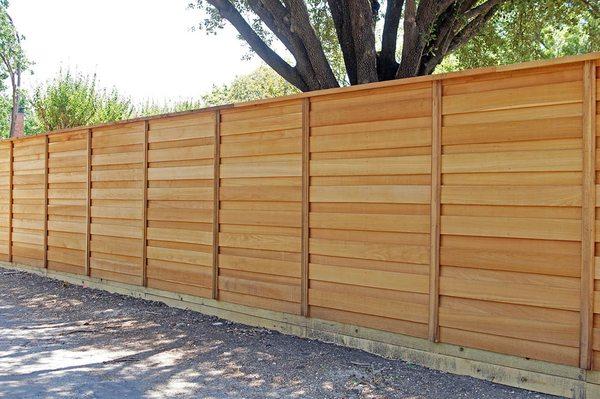 Wood Privacy Fence - Irvine CA