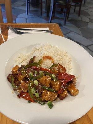 General Tso tofu