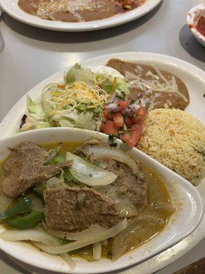 Bistec Encebollado