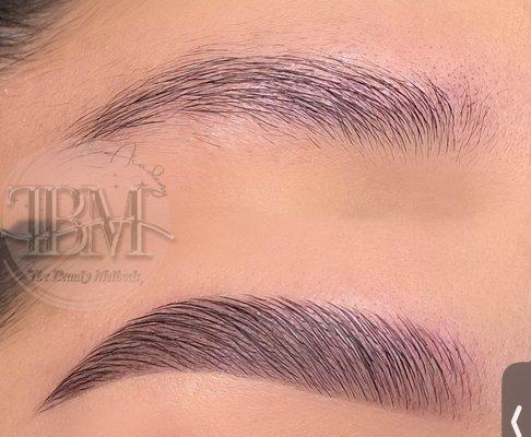 Brows lamination and tint