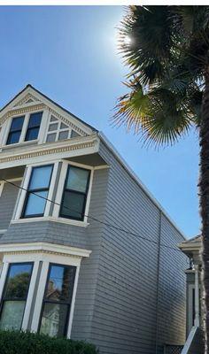 Residential New Gutter for Steep Roof