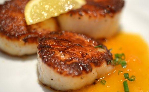 7 to 9 Count Sea Scallops - $17 a pound 
 40-60 Count Bay Scallops - $10 a pound