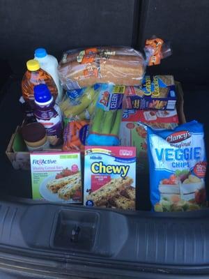 That's a whole lot of food for $22!