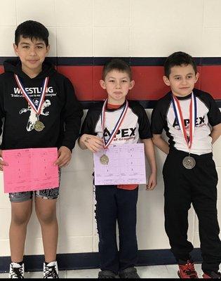 Our little H.O.G.'s tearing it up this wrestling season!!!!