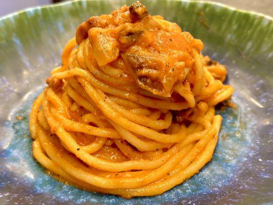 Spaghetti with Amatriciana Sauce