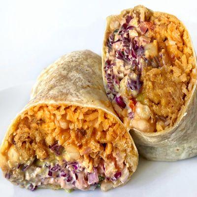 Vegan Chicken Burrito