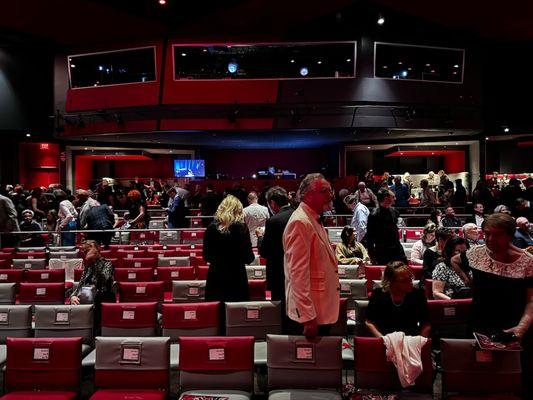 A look at part of the showroom at intermission.