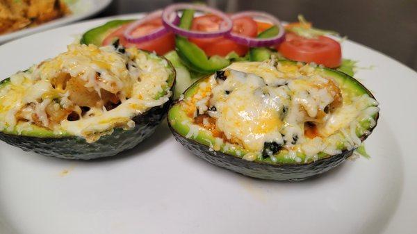 Stuffed seafood avocado