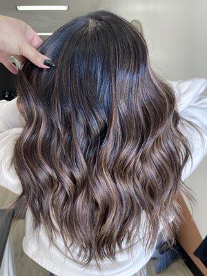 Brunette balayage