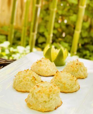 Key Lime Coconut Macaroons