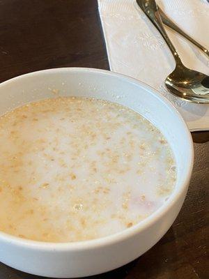 Rice Gnocchi with Coconut Milk