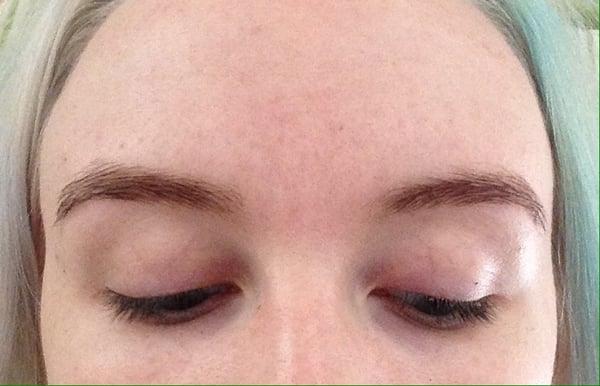 Freshly waxed brows, and they're not even filled in. Kaiti is a brow magician!