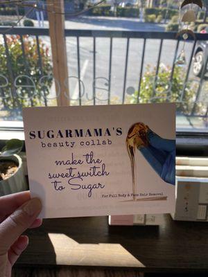 Go to sugarmama's for all your hair removal needs!