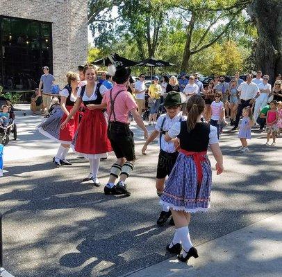 Our younger dancers having fun at Oktoberfest