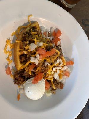 Texas Chili waffle